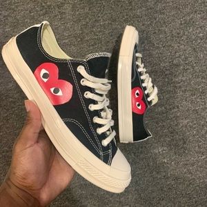 SOLD ❌Converse Chuck Taylor  Low Top × Comme
des Garcons Play Size Men 10